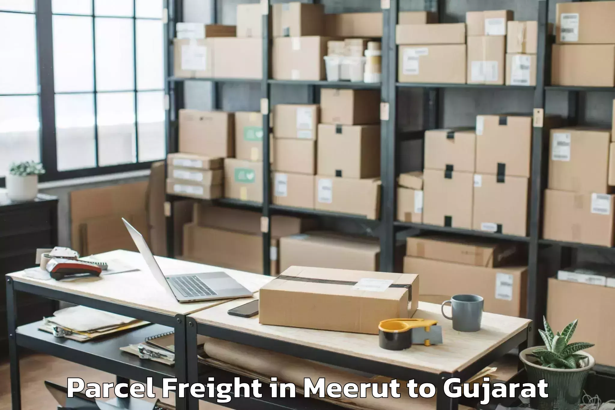 Meerut to Koyali Parcel Freight Booking